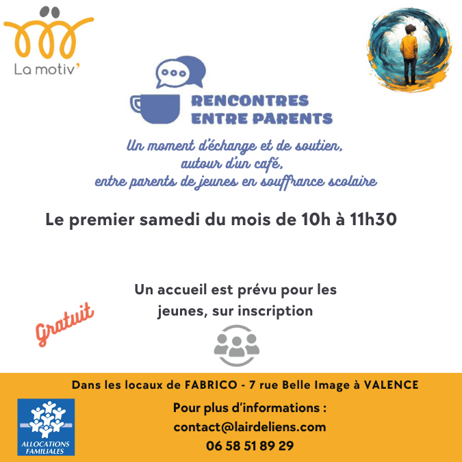 Rencontre entre parents - septembre