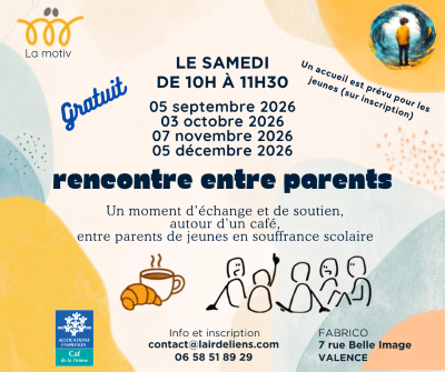 Reprise des rencontres des parents à La motiv&rsquo;
